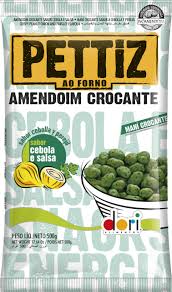 PETTIZ AMENDOIM CROCANTE SABOR CEBOLLA Y SALSA 20GR