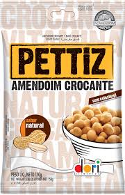 PETTIZ AMENDOIM CROCANTE SABOR NATURAL 20G