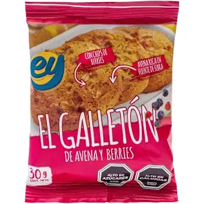 EY EL GALLETÓN AVENA Y BERRIES 30 GRS