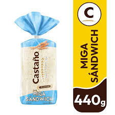 Castaño Pan Miga Sandwich 440 Grs