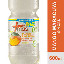 Agua Más Mango Maracuyá 600ml