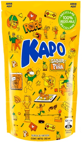 JUGO KAPO PIÑA 1 UNIDAD 200ML