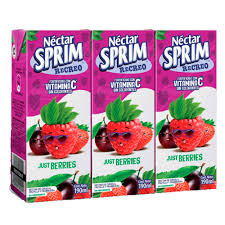 NECTAR SPRIM BERRIES 190ML PACK 3 UNIDADES