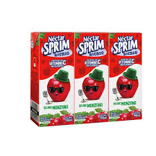 NECTAR SPRIM MANZANA 190ML PACK 3 UNIDADES