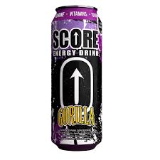 SCORE ENERGY DRINK GORILLA