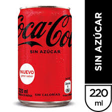 BEBIDA LATA COCA-COLA SIN AZUCAR 220 ML