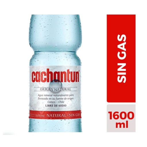 CACHANTUN AGUA SIN GAS 1600ML