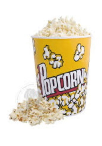 Pop corn, cabritas balde 
