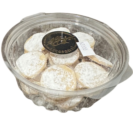 Alfajor artesanal con azucar