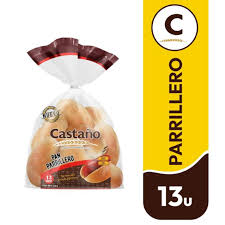 Castaño Pan Parrillero 13 Unidades