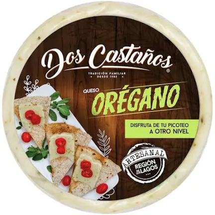 Queso orégano Dos Castaños 150grs