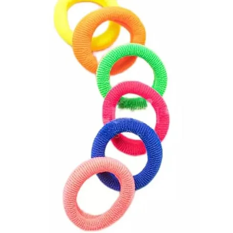 Colet moño elasticado colores 6 unidades 