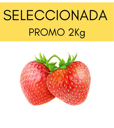Frutillas Seleccionada 2kg