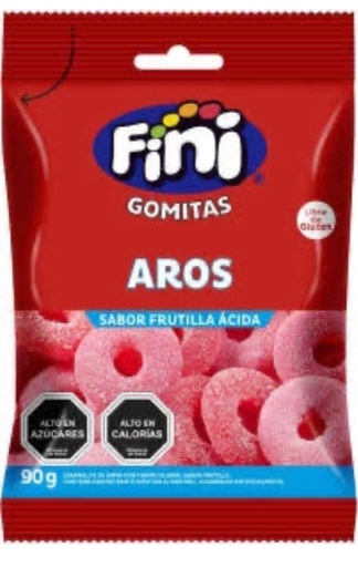 Aros gomitas Fini, 90grs