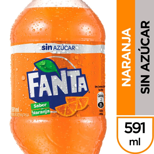 BEBIDA FANTA SIN AZÚCAR 591ML