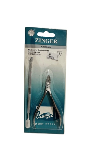 Set manicure Zinger Corta cutícula y repujador 