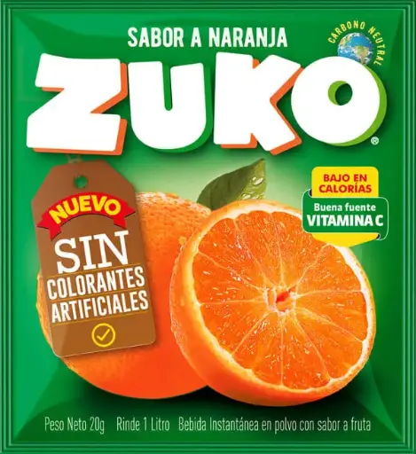 Zuko Sabor Naranja