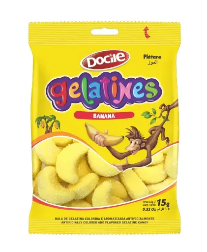Docile Gelatines  Plátano