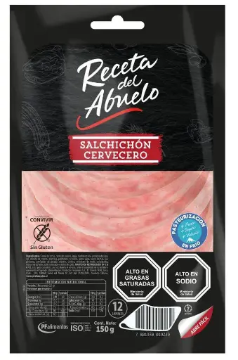 Salchichón cervecero Receta del abuelo 150g